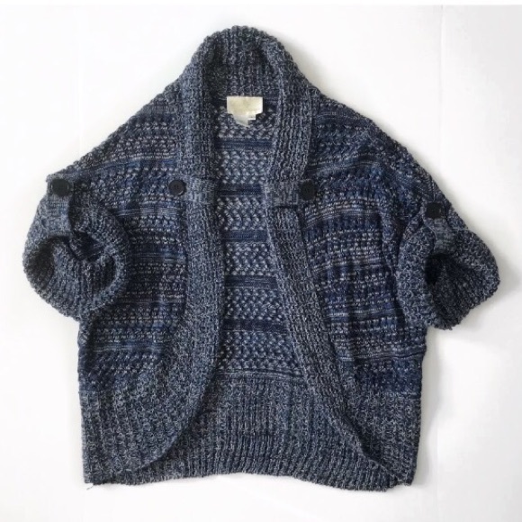 Cozy Blue Knit Cardigan - Picture 1 of 3